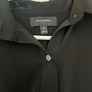 Banana Republic Satin TIE-WAIST MAXI SHIRTDRESS